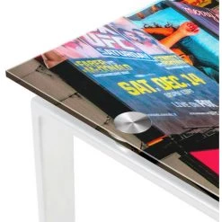 YESDEKO Bureau Verre Trempé Jaune 120cm New York -France Bureau Soldes 2022 45752805 2