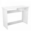 DANSMAMAISON Bureau 1 Tiroir Blanc - OSCAR - L 100 X L 50 X H 76.5 Cm - Blanc -France Bureau Soldes 2022 45792689 1