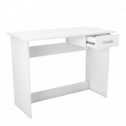 DANSMAMAISON Bureau 1 Tiroir Blanc - OSCAR - L 100 X L 50 X H 76.5 Cm - Blanc 7 DANSMAMAISON Bureau 1 Tiroir Blanc - OSCAR - L 100 X L 50 X H 76.5 Cm - Blanc -France Bureau Soldes 2022 45792689 3