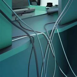 DANSMAMAISON Bureau De Gamer Gris - CHEZO - L 136 X L 67 X H 88 Cm - Gris -France Bureau Soldes 2022 45793060 5