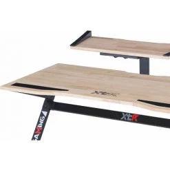 Bureau Gamer / Bureau Informatique Coloris Chêne Nordique / Noir - Longueur 120 X Profondeur 60 X Hauteur 75 Cm -PEGANE- -France Bureau Soldes 2022 45839239 3