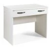 ARGONAUTA ITALIA Bureau De Chambre Blanc En Bois Mélaminé 1 Tiroir 90x56xH.75 Cm
