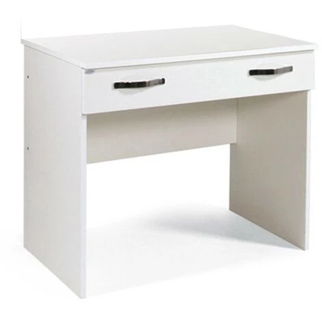 ARGONAUTA ITALIA Bureau De Chambre Blanc En Bois Mélaminé 1 Tiroir 90x56xH.75 Cm 3 ARGONAUTA ITALIA Bureau De Chambre Blanc En Bois Mélaminé 1 Tiroir 90x56xH.75 Cm