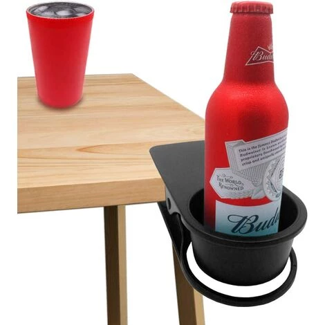 Kueatily Clip Porte-gobelet Pour Bureau à Domicile (noir) 5 Kueatily Clip Porte-gobelet Pour Bureau à Domicile (noir) – Image 3