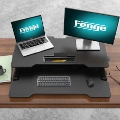 Fenge Bureau Assis Debout Moyen Noir 32''/80cm SD315001WB -France Bureau Soldes 2022 46488336 2