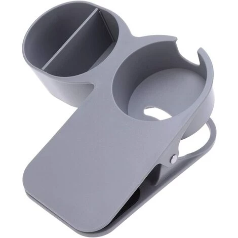 Kueatily Porte-gobelet à Clip Latéral Pour Bureau à Domicile (gris) 3 Kueatily Porte-gobelet à Clip Latéral Pour Bureau à Domicile (gris)