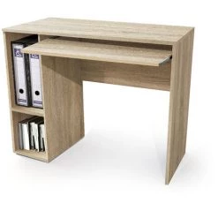 Bureau Coloris Chêne Cambrian - Longueur 90 X Profondeur 45 Cm -PEGANE-
