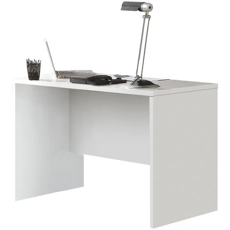 Bureau Coloris Blanc - Longueur 120 X Profondeur 60 Cm -PEGANE- 3 Bureau Coloris Blanc - Longueur 120 X Profondeur 60 Cm -PEGANE-