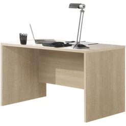 Bureau Coloris Chêne Cambrian -longueur 150 X Profondeur 75 Cm -PEGANE-