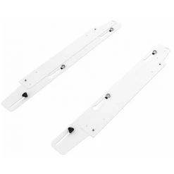 SANS MARQUE Jeu Platines Coulissantes Arch Pour Pied Extérieur Bureau Droit - Blanches - Maxiburo - Blanc
