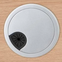 SANS MARQUE Bureau Droit Team Line Chêne L 120 Cm Piétement Anthracite - Maxiburo - Anthracite -France Bureau Soldes 2022 47247550 3