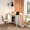 SANS MARQUE Bureau Nook Plateau Chêne/ Décor Blanc - Maxiburo - Chêne/blanc