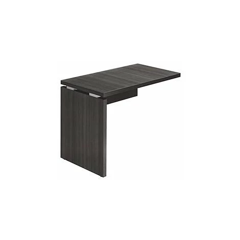 SANS MARQUE Retour Suspendu L 100 X P 60 Cm Piétement Plein Bois - Milano - Noir - Maxiburo - Noir ébène 3 SANS MARQUE Retour Suspendu L 100 X P 60 Cm Piétement Plein Bois - Milano - Noir - Maxiburo - Noir ébène