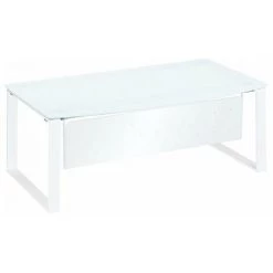 SANS MARQUE Voile De Fond Pour Bureau Manager L 160 X P 35 Cm - Next - Blanc - Maxiburo - Blanc