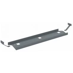 SANS MARQUE Goulotte Pour Pôle De Bureaux L 120 Cm // L 60 Cm Bureau Droit // L 30 Cm Top Access Aluminium - Maxiburo - Aluminium