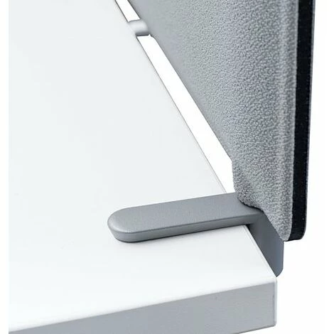 SANS MARQUE Panneau Acoustique Latéral Bout De Bureau L 80 Cm - Arch Gris Bleu - Maxiburo - Aluminium 4 SANS MARQUE Panneau Acoustique Latéral Bout De Bureau L 80 Cm - Arch Gris Bleu - Maxiburo - Aluminium – Image 2