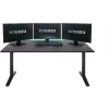 SYBERDESK Bureau Gaming ULTRA XXL - 165 X 68 X 74-75 Cm - Ordinateur Bureau De Jeu Avec LED - Systeme De Gestion Des C�bles Dans Le Cadre - Noir - Gaming Desk - Noir -France Bureau Soldes 2022 47523728 1