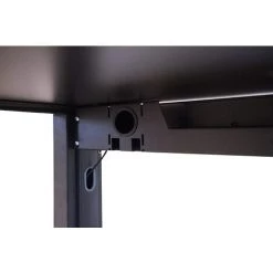SYBERDESK Bureau Gaming ELITE XXL- Ergonomique Grand Bureau - 170 X 76 X 76 -75 Cm - Ordinateur Bureau De Jeu Avec LED - Systeme De Gestion Des C�bles Dans Le Cadre - Noir - Systeme Ambilight - Noir -France Bureau Soldes 2022 47523805 3