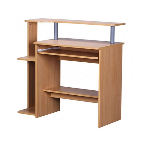 M&S Bureau Informatique 90x90x94 Cm Naturel 3 M&S Bureau Informatique 90x90x94 Cm Naturel