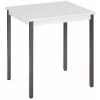 SANS MARQUE Table Multi-usages Gris Clair L 70 X P 60 Cm - Éco - Piétement Gris - Maxiburo - Anthracite -France Bureau Soldes 2022 47745598 1
