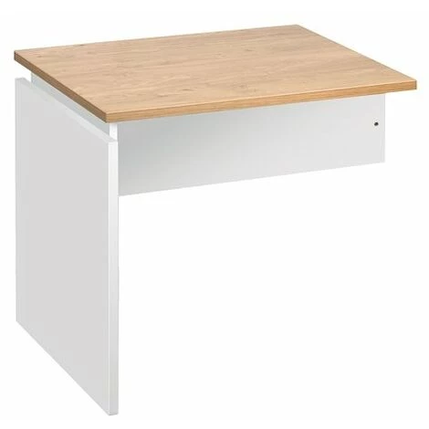 SANS MARQUE Retour De Bureau Ineo Chêne Clair L 80 Cm - Maxiburo 3 SANS MARQUE Retour De Bureau Ineo Chêne Clair L 80 Cm - Maxiburo