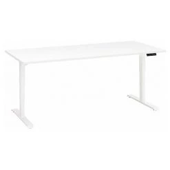 SANS MARQUE Bureau Réglable En Hauteur électrique Blanc Ergo Premium 180 X 80 Cm - Arch - Blanc - Maxiburo - Blanc