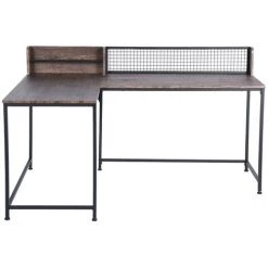 HOMEINBOX Design Mid-Century L Sharp Bureau De DirectionBureau De Direction Bureau D'angle Bureau D'écriture Bureau D'ordinateur 5890