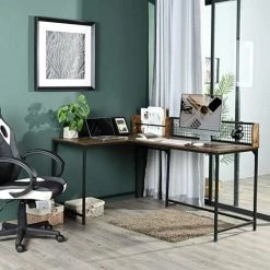 HOMEINBOX Design Mid-Century L Sharp Bureau De DirectionBureau De Direction Bureau D'angle Bureau D'écriture Bureau D'ordinateur 6569 -France Bureau Soldes 2022 47838079 2