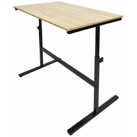 THE HOME DECO FACTORY Bureau Hauteur Réglable Austin - Noir 3 THE HOME DECO FACTORY Bureau Hauteur Réglable Austin - Noir