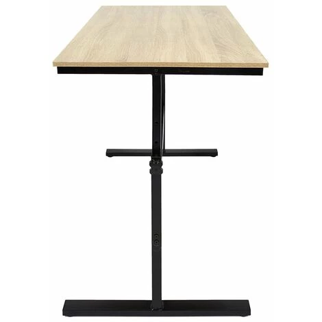 THE HOME DECO FACTORY Bureau Hauteur Réglable Austin - Noir 4 THE HOME DECO FACTORY Bureau Hauteur Réglable Austin - Noir – Image 2