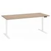 SANS MARQUE Bureau Réglable En Hauteur électrique Chêne Clair Ergo Premium 180 X 80 Cm - Arch - Blanc - Maxiburo - Blanc -France Bureau Soldes 2022 47880342 1