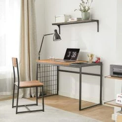 SoBuy FWT60-N Set De 1 Bureau + 1 Chaise Ensemble Bureau Et Chaise Table De Travail Avec 2 Tablettes Amovibles Work Table Computer Table Table De Cuisine Table à Manger Au Design Industriel 8 SoBuy FWT60-N Set De 1 Bureau + 1 Chaise Ensemble Bureau Et Chaise Table De Travail Avec 2 Tablettes Amovibles Work Table Computer Table Table De Cuisine Table à Manger Au Design Industriel -France Bureau Soldes 2022 48351044 2