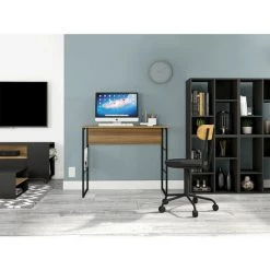 BEAUX MEUBLES PAS CHERS Bureau Miel 90 Cm Pieds Métalliques Noirs 10 BEAUX MEUBLES PAS CHERS Bureau Miel 90 Cm Pieds Métalliques Noirs -France Bureau Soldes 2022 48456393 4