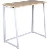 HOMEINBOX Bureau D'ordinateur Pliant Chêne Bois Métal L80 X L44 X H74 Cm 5815 -France Bureau Soldes 2022 48737981 1