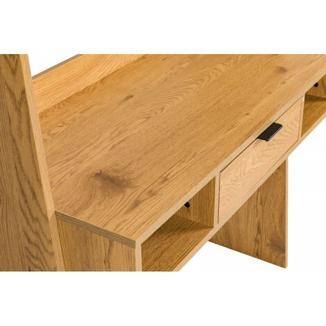 MEJA Bureau Avec étagère Et Tiroir En Décor Bois BILLIE - Mëja - Naturel 7 MEJA Bureau Avec étagère Et Tiroir En Décor Bois BILLIE - Mëja - Naturel – Image 5