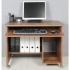 Table PC Avec 1 Tablette Clavier Noyer Repro - Dim : L90 X H72 X P48cm -PEGANE -France Bureau Soldes 2022 48813465 1