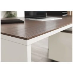 Bureau Cachemire/Noyer Repro - Longueur 158 X Profondeur 75 X Hauteur 79 Cm -PEGANE- 9 Bureau Cachemire/Noyer Repro - Longueur 158 X Profondeur 75 X Hauteur 79 Cm -PEGANE- -France Bureau Soldes 2022 48813889 4