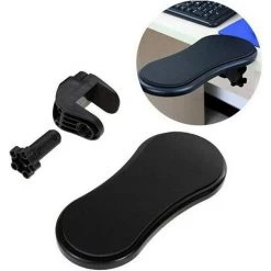 Fei Yu Computer Armrest Pad, Adjustable Black Computer Hand Holder, Wrist Support For Computer Desk, Can Offer Arm Rest On Computer Desk, 180° Adjustable, Relax Muscles -France Bureau Soldes 2022 49136780 5
