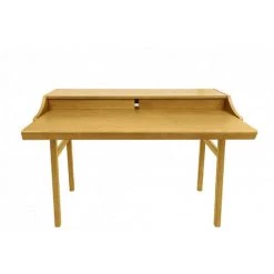 HELLIN Bureau En Bois Avec Plateau Coulissant - HOPKINS - Chêne 10 HELLIN Bureau En Bois Avec Plateau Coulissant - HOPKINS - Chêne -France Bureau Soldes 2022 49302567 4