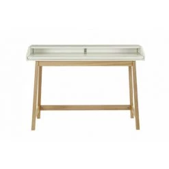 HELLIN Bureau Extensible En Bois - DIDEROT - Blanc