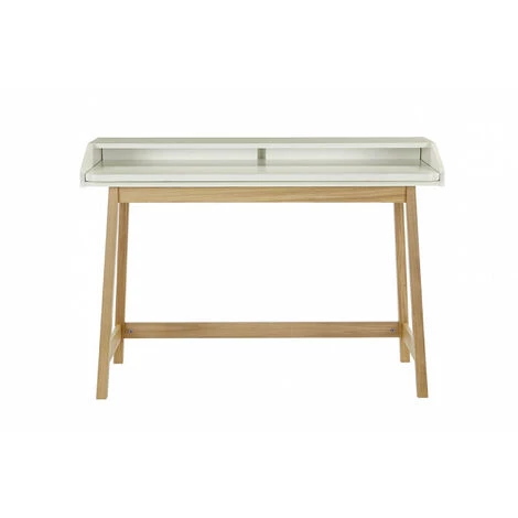 HELLIN Bureau Extensible En Bois - DIDEROT - Blanc 3 HELLIN Bureau Extensible En Bois - DIDEROT - Blanc