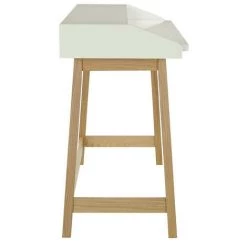 HELLIN Bureau Extensible En Bois - DIDEROT - Blanc 9 HELLIN Bureau Extensible En Bois - DIDEROT - Blanc -France Bureau Soldes 2022 49302600 3