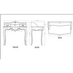 Amadeus - Bureau Blanc Cassé Apolline - Blanc 7 Amadeus - Bureau Blanc Cassé Apolline - Blanc -France Bureau Soldes 2022 49513310 3