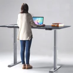 Hengda Bureau à Hauteur Réglable Avec Système Anti-collision Du Cadre De Table Avec Contrôle De La Mémoire Jusqu'à Une Charge De 80 Kg