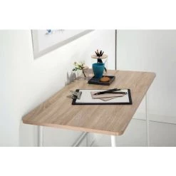 HERDASA Bureau En Mélamine Et Métal, Hispanohogar 8 HERDASA Bureau En Mélamine Et Métal, Hispanohogar -France Bureau Soldes 2022 49934291 3