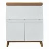 AUTRES Bureau Secrétaire Avec Tablette 2 Portes - Bois - L96,7 X P 115 X H 40,5 - MUNICH -France Bureau Soldes 2022 50366154 1