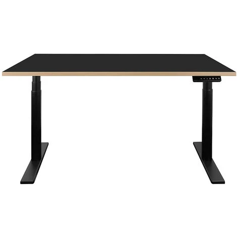 NOVIGAMI Ensemble De Bureau | Bureau Réglable En Hauteur électriquement Josi | Noir-multiplis | Largeur 140 Cm | Chaise De Bureau - Noir/multitiplis | Piétement : Noir 7 NOVIGAMI Ensemble De Bureau | Bureau Réglable En Hauteur électriquement Josi | Noir-multiplis | Largeur 140 Cm | Chaise De Bureau - Noir/multitiplis | Piétement : Noir – Image 5