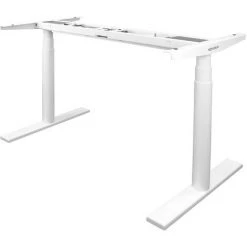 Piétement Pour Bureau Assis-debout Josi | LxP 1200 - 1800 X 600 Mm | Boutons De Mémorisation | Blanc | Novigami - Blanc