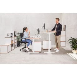 Piétement Pour Bureau Assis-debout Josi | LxP 1200 - 1800 X 600 Mm | Boutons De Mémorisation | Blanc | Novigami - Blanc 9 Piétement Pour Bureau Assis-debout Josi | LxP 1200 - 1800 X 600 Mm | Boutons De Mémorisation | Blanc | Novigami - Blanc -France Bureau Soldes 2022 50819256 3