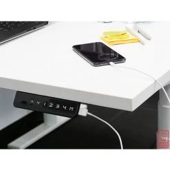 Piétement Pour Bureau Assis-debout Josi | LxP 1200 - 1800 X 600 Mm | Boutons De Mémorisation | Blanc | Novigami - Blanc 11 Piétement Pour Bureau Assis-debout Josi | LxP 1200 - 1800 X 600 Mm | Boutons De Mémorisation | Blanc | Novigami - Blanc -France Bureau Soldes 2022 50819256 5